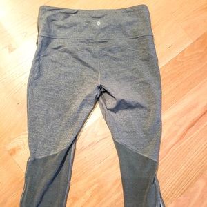 Lululemon Reflective Crop Leggings Size 12